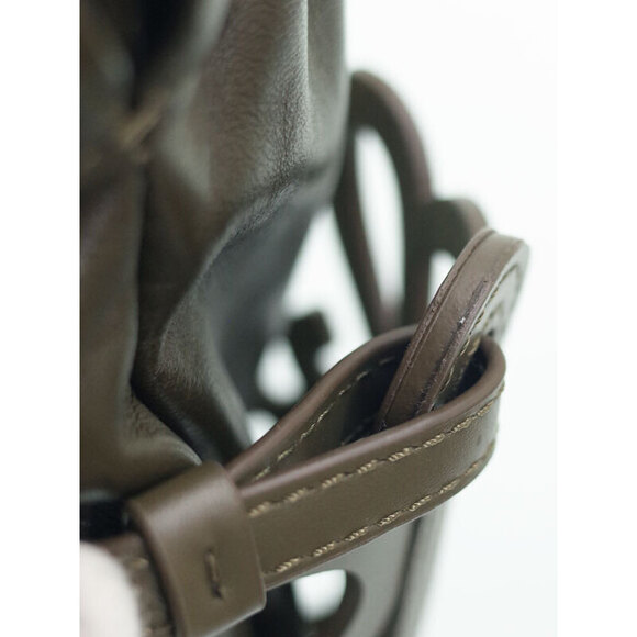LOEWE Anagram Cutout Pocket Shoulder Bag - Picture 7 of 9